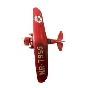 Vintage Texaco Red Airplane Toy NR-7955 The Texas Company Collectible